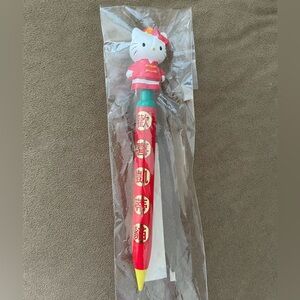 Vintage Sanrio Hello Kitty Mechanical Pencil Chinese Outfit.